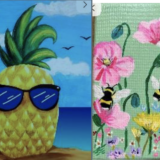 Sommerliches Acrylbild