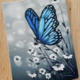 Schmetterling in Acryl