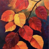 Herbstliches Blätterbild