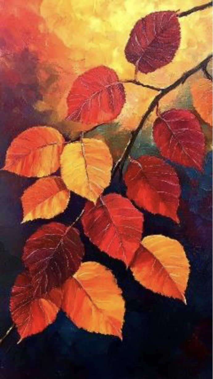 Herbstliches Blätterbild