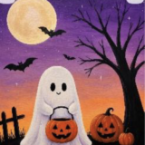 Gruseliges Halloween-Bild