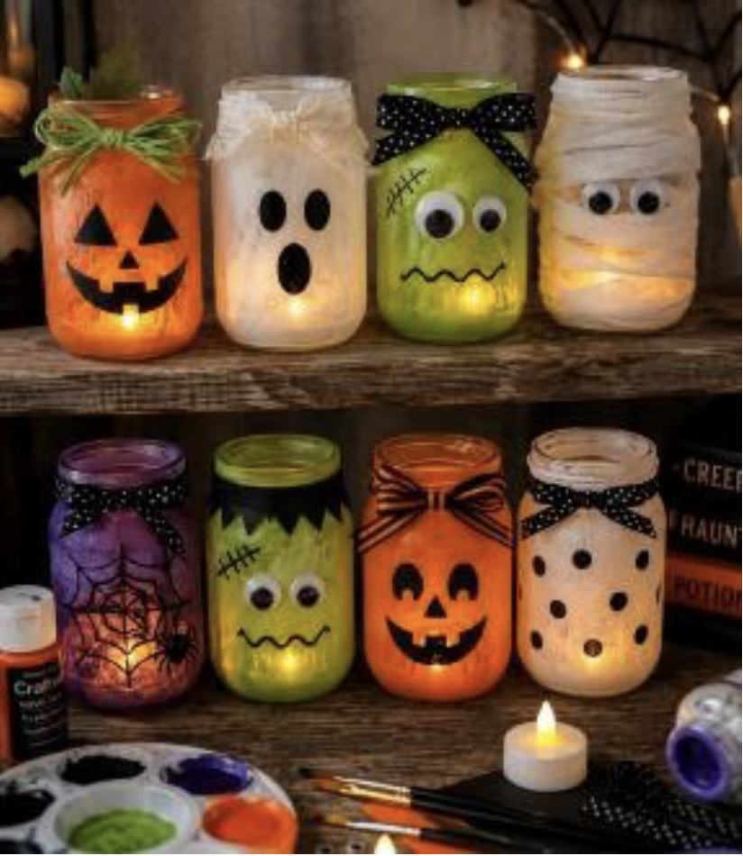 Halloween-Windlichter