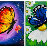 Schmetterlingsbilder in Acryl