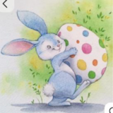Süßes Oster-Aquarell