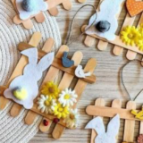 Hasenzaun zum Aufhängen basteln