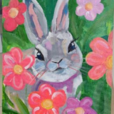 Osterhase mit Acrylfarben malen