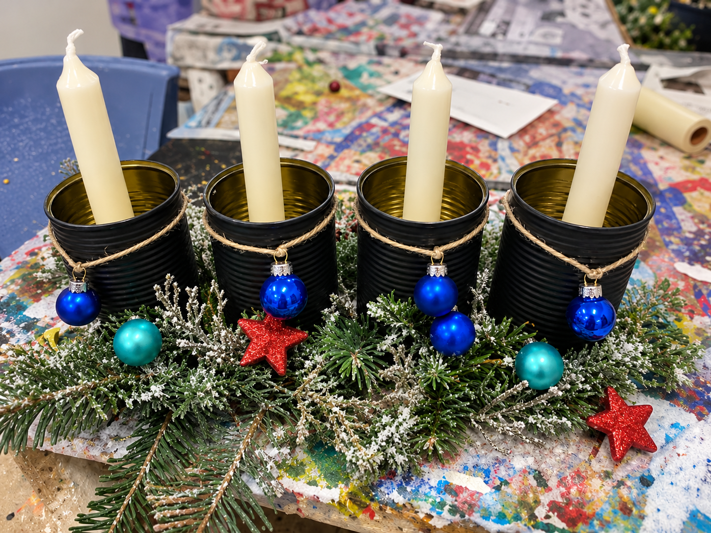 Adventskranz selbst gestalten